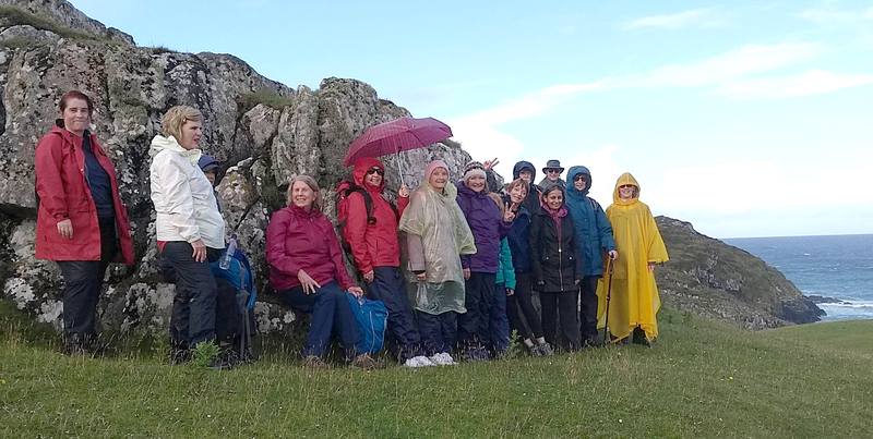 Wind and rain on Iona