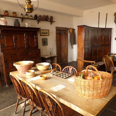 Lindisfarne Castle kitchen