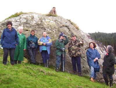 Tour party on Loch Awe,

Argyll
